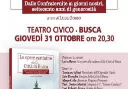 Giovedì la presentazione del libro  'Le opere caritative della città di Busca'